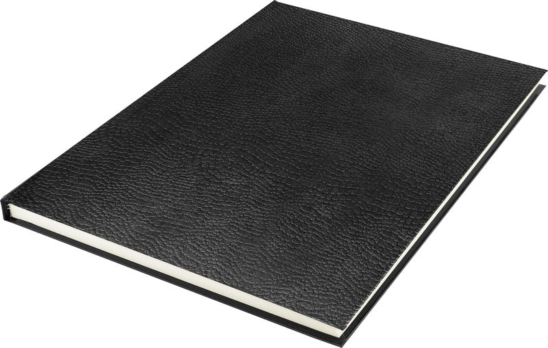 Kangaro K-5321 Sketchbook A4 Creme 120gr Blanco Paper, 140 pagine Copertina dura Snake Black