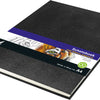 Kangaro K-5321 Sketchbook A4 Creme 120gr Blanco Paper, 140 pagine Copertina dura Snake Black