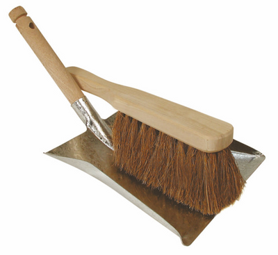 Luva fabric metal with wooden duster