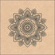 Ambiente Ambiente tovaglioli 33x33cm mandala natura 20 pezzi