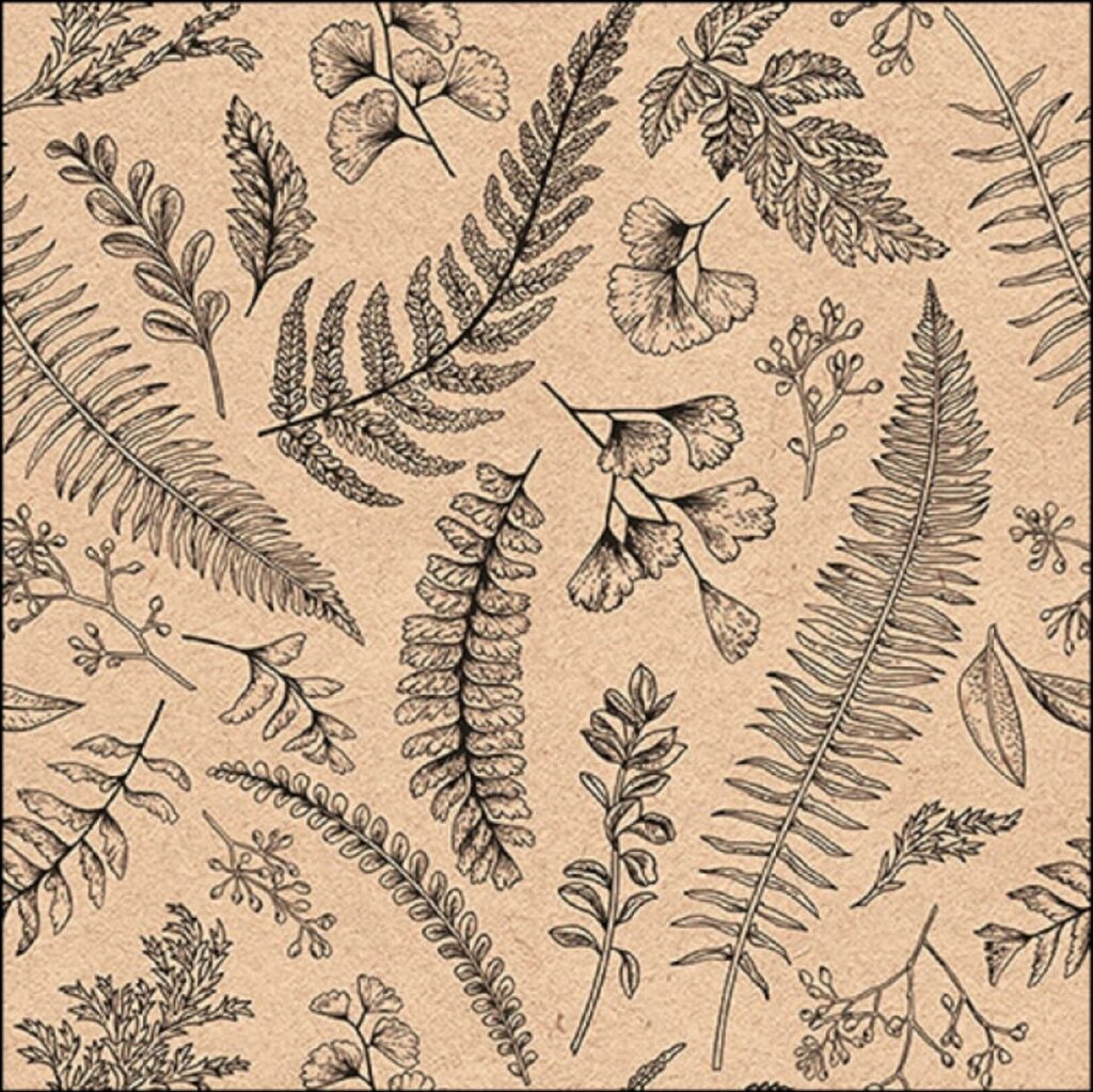 I tovaglioli Ambiente Ambiente foglie ed erbe 20 pezzi