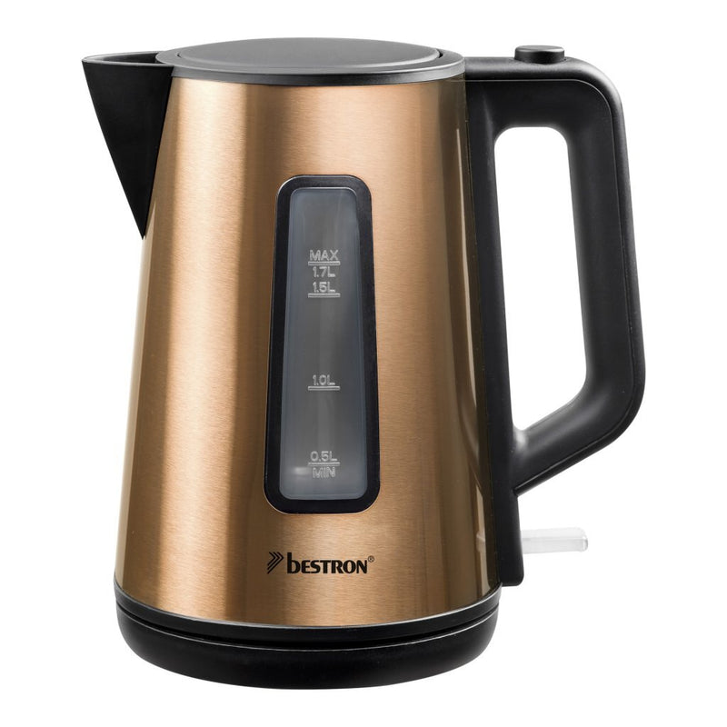 Bestron AWK1000CO KETTLE 1.7L 2200W Black di rame