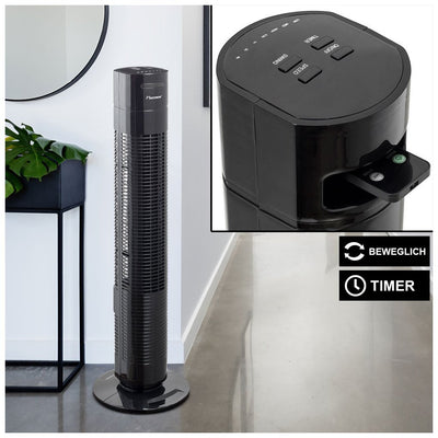 Bestron aft770zrc ventilador de torre 78 cm negro
