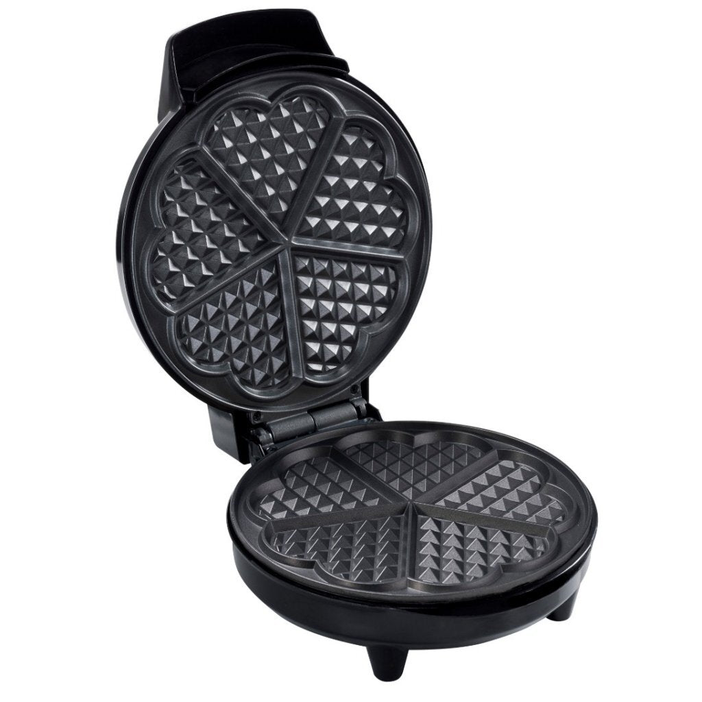 Bestron AWM700CO Waffle Iron Hearts 700W Cobre negro