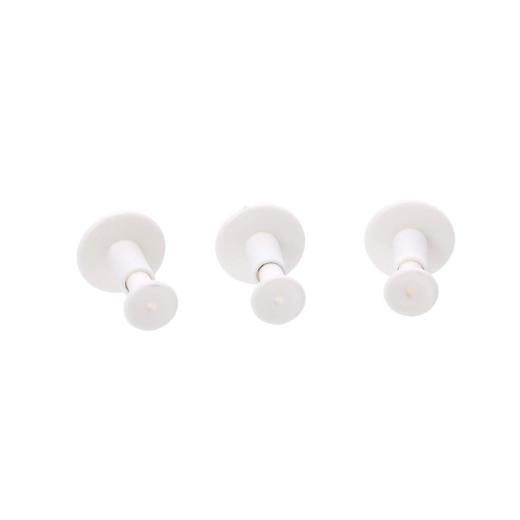 Patisse La extensión de la práctica forma corazón con un protector de 3 piezas blancas