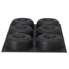 Patisse Patisse Donut form 6 comparts 29x17 cm Black silicone