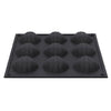 Patisse Patisse Madeleinevorm 9 Vaks 29x17 cm silicone nero