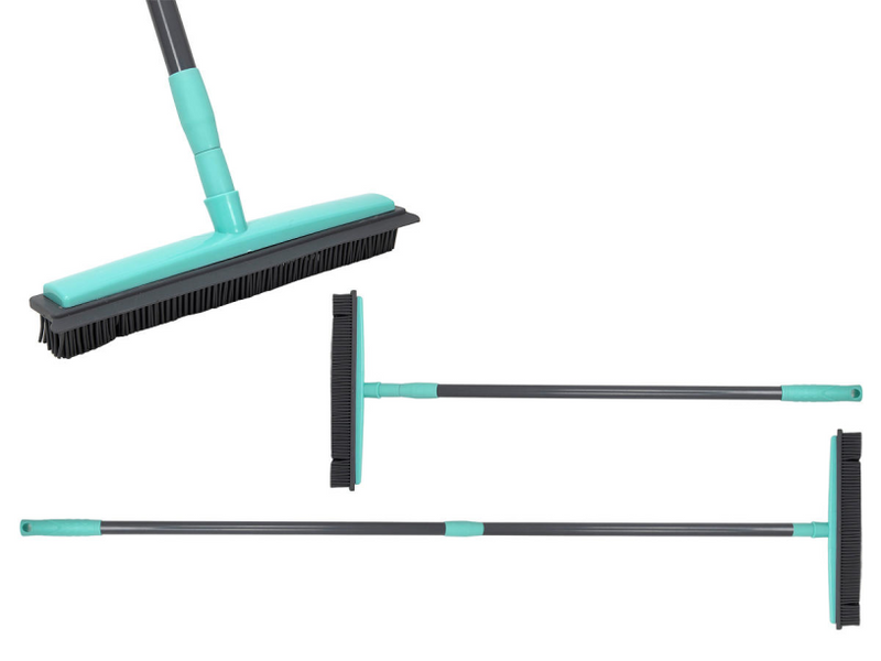 Rubber broom with telescopic handle 80-130cm