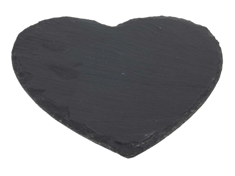 Tabla de servir pizarra corazón 15x15cm