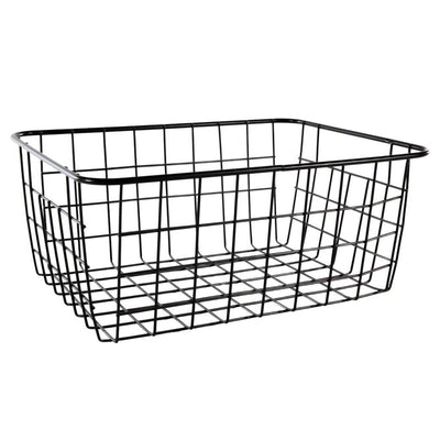 Overige merken draadmand 28x22x12.5 cm mat zwart