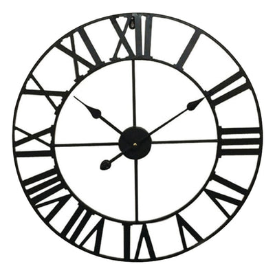 Equilibrio Bilancia 306874 Orologio da parete 60 cm analogico nero