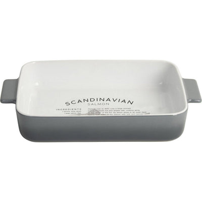 Gusta Gusta Piatto del forno Fade 32x19.9x5,4 cm Grigio bianco