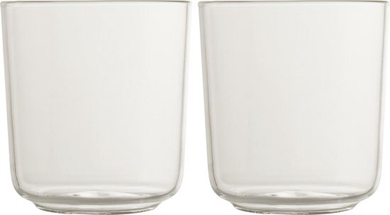 Gusta gusta fika agua vidrios de agua de 8.6 cm set 2 piezas