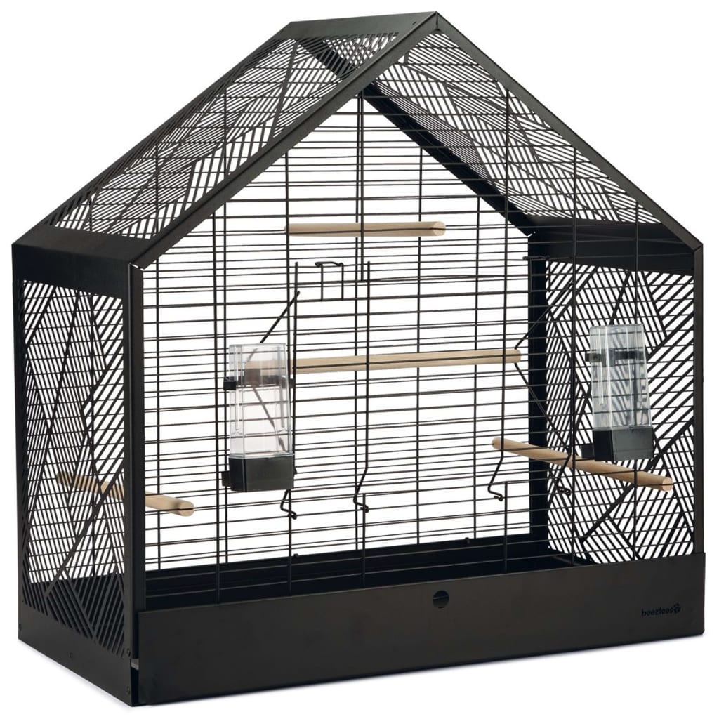 Beeztees Beeztees Bird Cage Yara 71x35x70 cm metallo nero