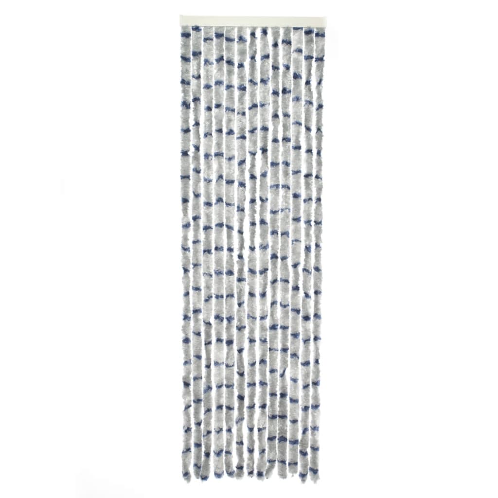 TRAVELLife Travellife Fly Curtain Chenille Stripe 185x56 cm grigio e blu