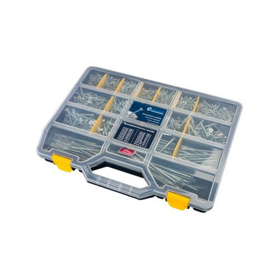Proftec assortimentskoffer groot spaanplaatschroeven vz pk +snijpunt torx tx20 (+bit) - 8900.01.00110
