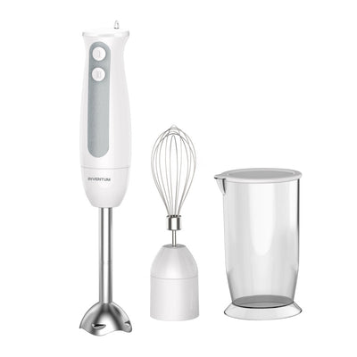 Set frullatore a immersione Inventum mx201s 400w acciaio inossidabile bianco