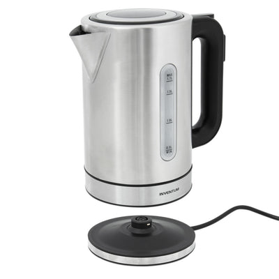 Inventum Inventum HW817D Kettle senza snag 2200W 1.7L in acciaio inossidabile nero
