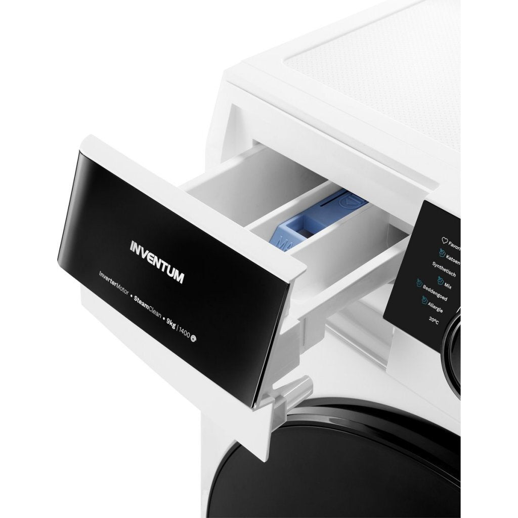 Lavadora Inventum vwm9010w 9 kg blanco negro