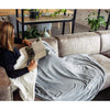 Tomado TrA Electric Top Coperte 180x130 cm Grigio bianco