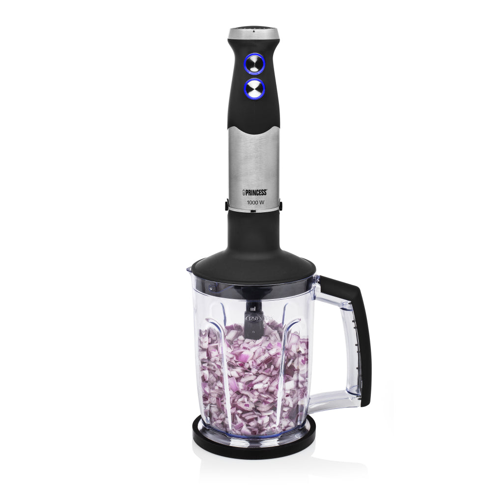 Juego de batidora de mano Princess 221221 negro acero inoxidable