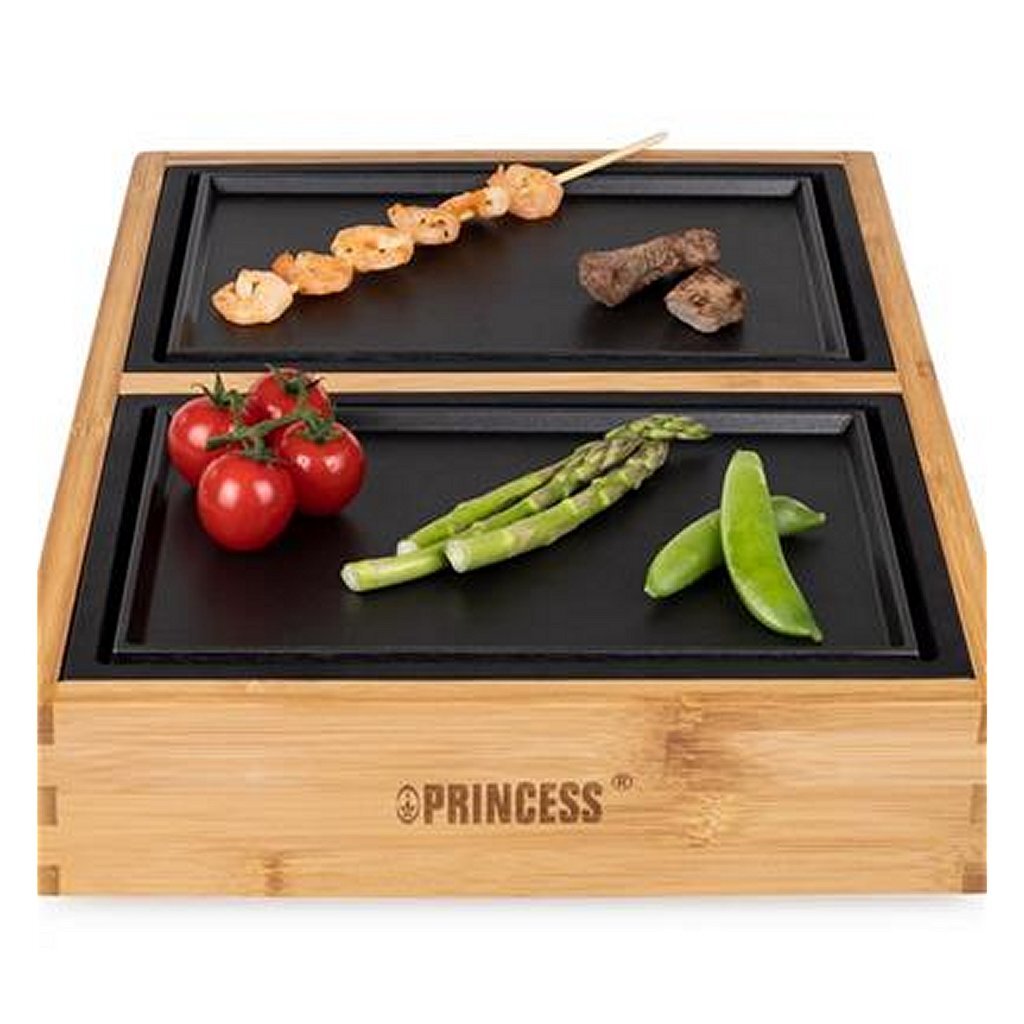 Princess 104040 set cena4 all pure gourmet in bambù nero