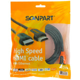 ScanPart Scanpart HDMI Cable Oranje 3M - afbeelding 2