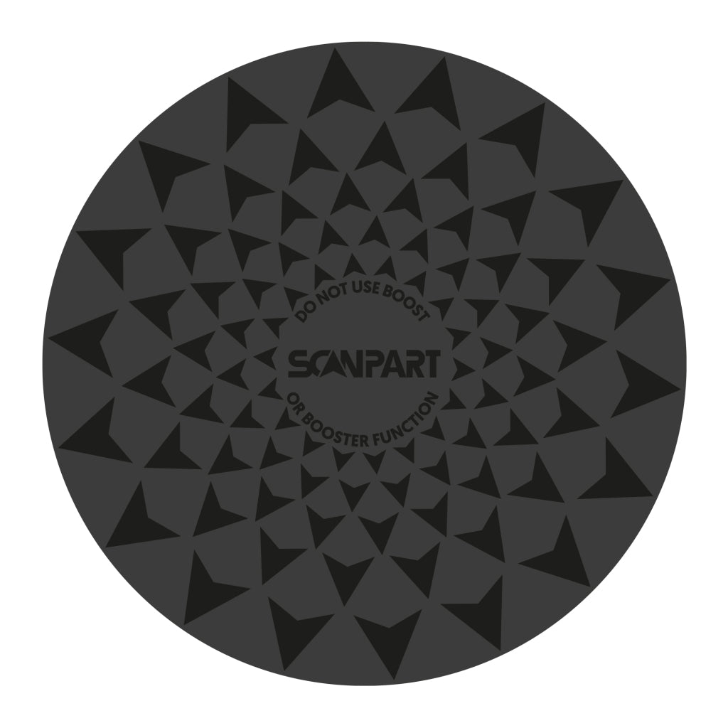 SCANSPART SCANPART Velocidad de la plataforma de inducción Conjunto de 2x20 2x26 cm negro