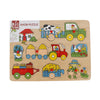 Puzzle con bottoni in legno ad albero grande