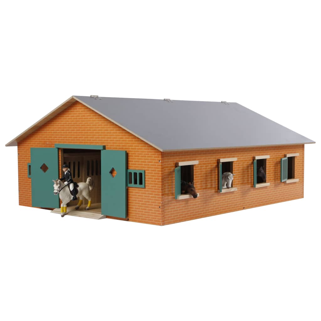 Kids Globe Globe Globe Horse Stable con 7 scatole, 1:24