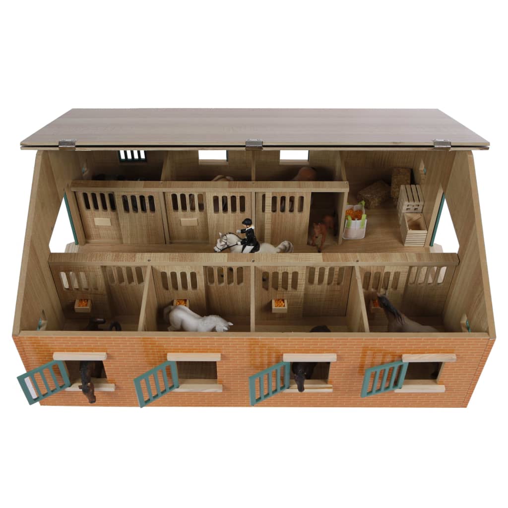 Kids Globe Globe Globe Horse Stable con 7 scatole, 1:24