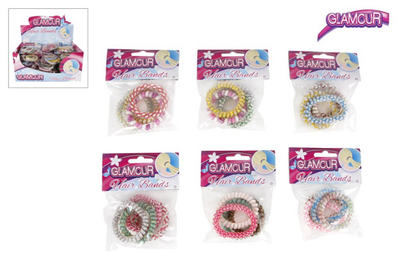 Set bracciale e cerchietti 4 pezzi | 36 pezzi