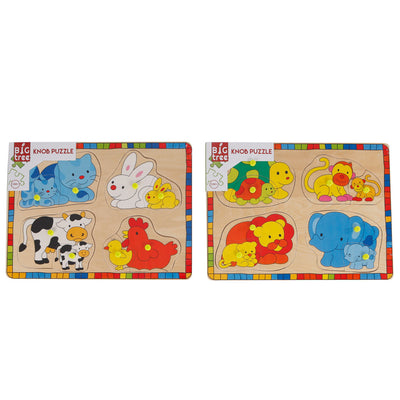 Big Tree Tree Wooden Insent Puzzle Animals