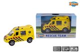 2-play die-cast pull back ambulance nl licht en geluid - afbeelding 1