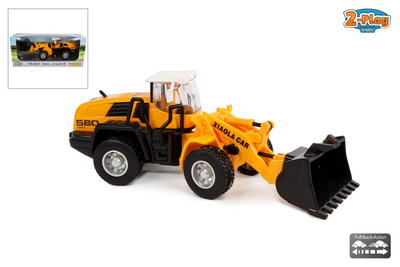 2-Play Die-Cast Werkvenguur con pala, 16 cm