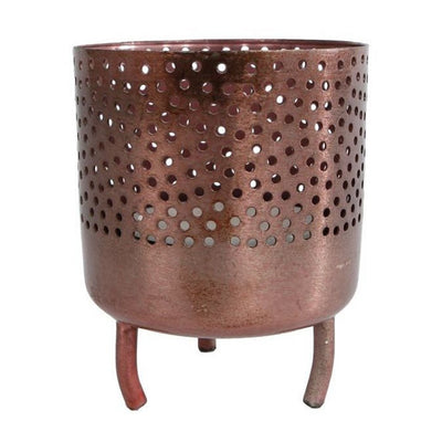 Regali Amsterdam Gifts Amsterdam Metal Tealight Holder Luca 10x8 cm Copper