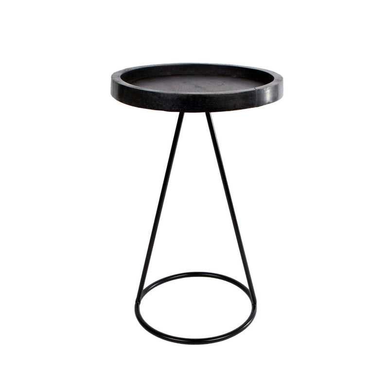 Van Manen Van Manen Table Marcel Black Hout 25x25x38cm