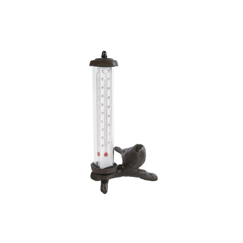Buitenthermometer vogel 11,5x9,5x19cm