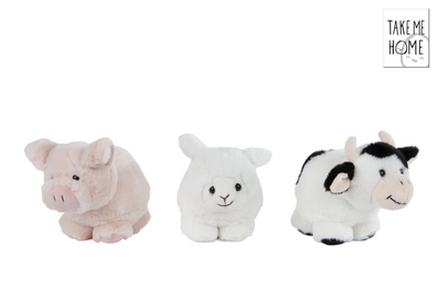 Take me home cuddly toy plush - pig, 12cm