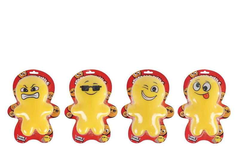 Emoji poppetje squeeze anti-stress 17cm