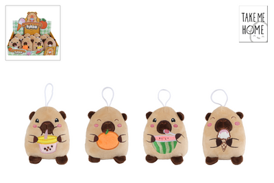 Take me home pluchen capibara knuffeltje - 14cm