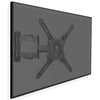Cavus Cavus WME102 Soporte de pared de TV único completo de pantallas de 23 pulgadas negras