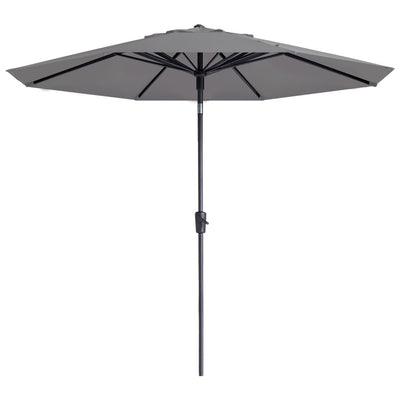 Madison parosol paros ii lusso 300 cm grigio chiaro