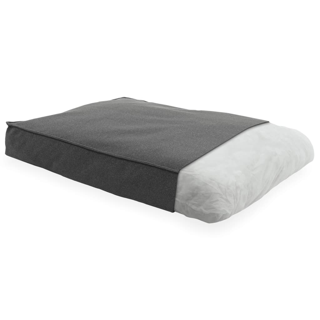 Madison Dog Cushion para fuera de Manchester 80x55x15 cm Gray