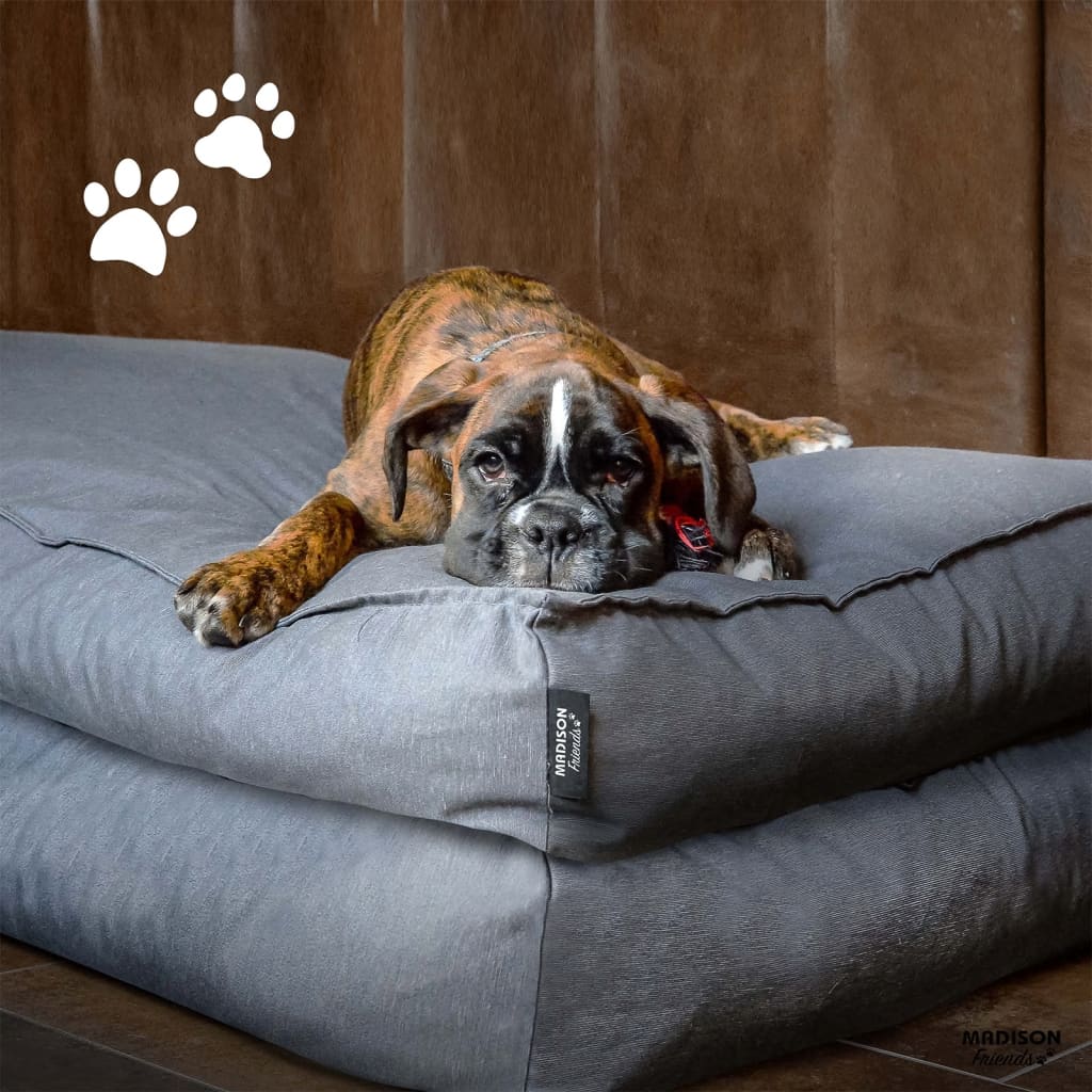 Madison Dog Cushion Panamá 100x70x15 cm Gray