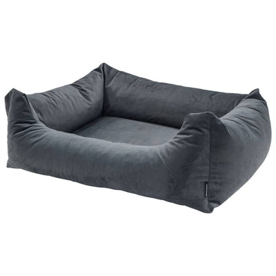 Madison Dog Led Velvet 100x80x25 cm grigio