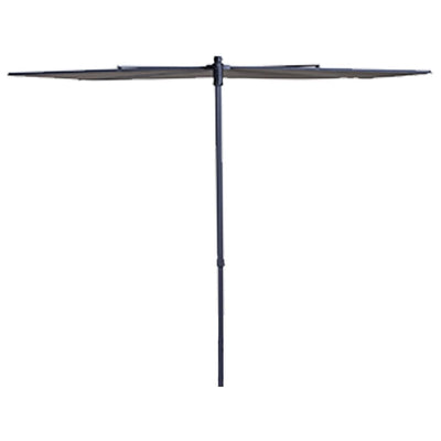 Madison balkonparasol sun wave 270x150 cm lichtgrijs