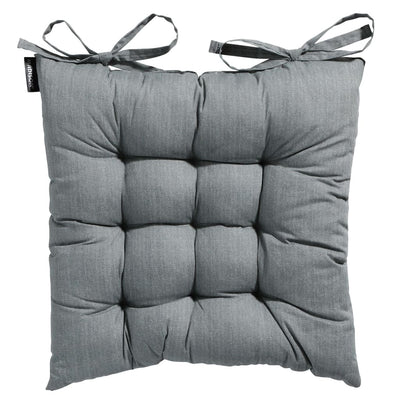 Madison Seat Cushion Basic Toscana 46x46 cm Grigio