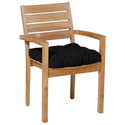 Madison Matertress Cushion Panama 47x47 cm nero
