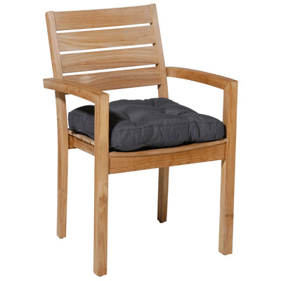 Madison Matertress Cushion Panama 47x47 cm grigio
